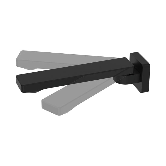 Fienza Koko Swivel Bath Outlet - Matte Black