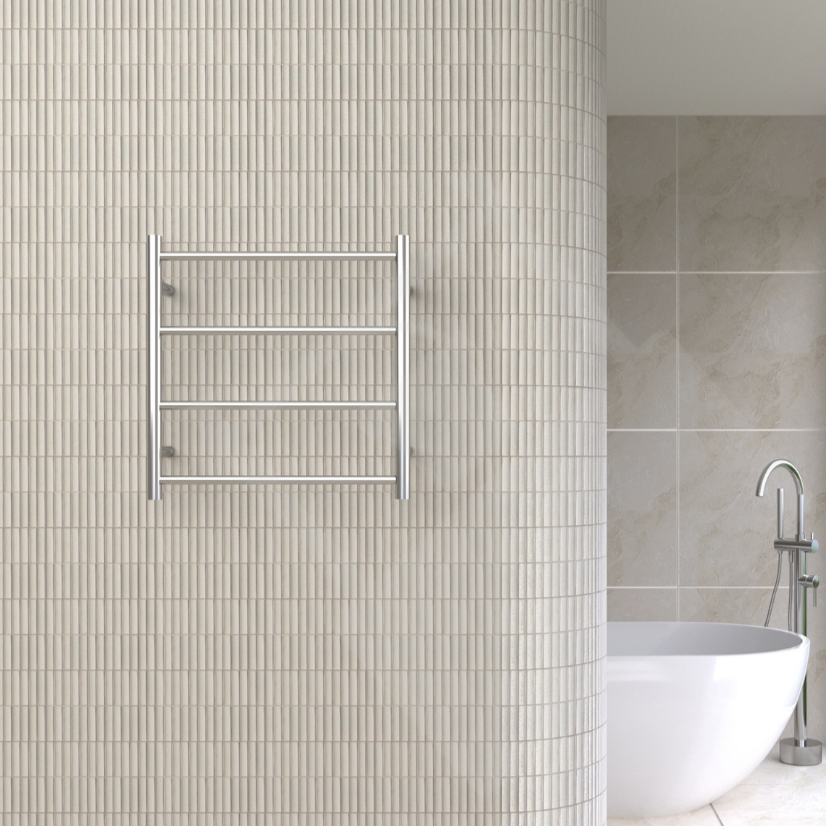 Thermogroup 12V 4 Bar 550mm Heated Towel Ladder - Stainless
