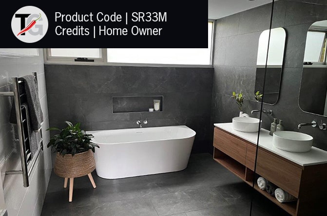 Thermogroup 8 Bar Straight Round Ladder Heated Towel Rail - Chrome