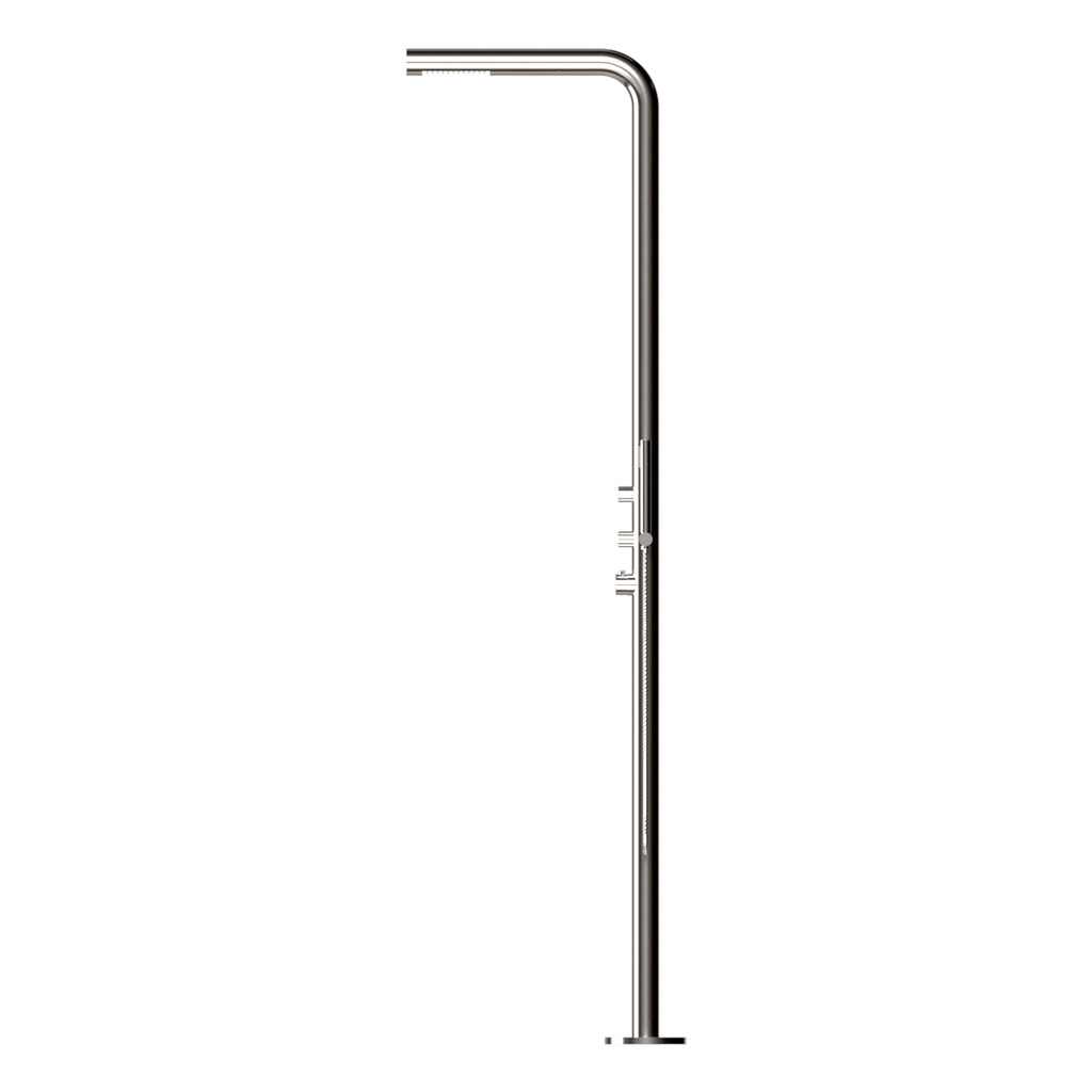 Yarra Freestanding Outdoor Shower Kit 316 Hydro Jet Stainless Steel