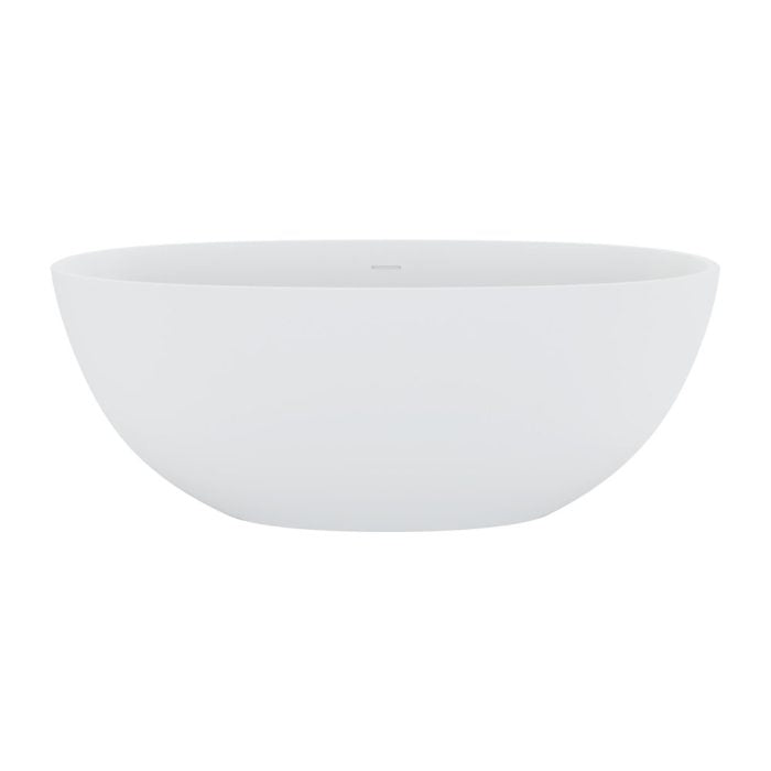 Fienza Sasso Freestanding Stone Bath 1500mm - Matte White