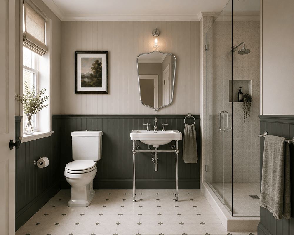 Turner Hastings Stafford Back to Wall Toilet Suite with Chrome Hinges - Gloss White