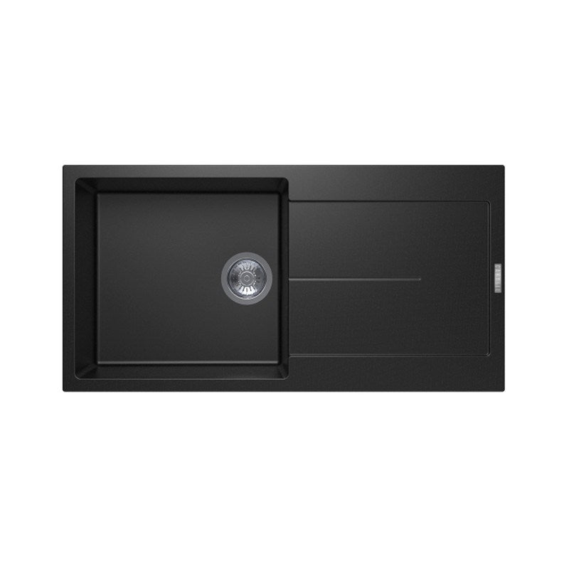 Granite Single Bowl Kitchen Sink 1000x500mm - Black