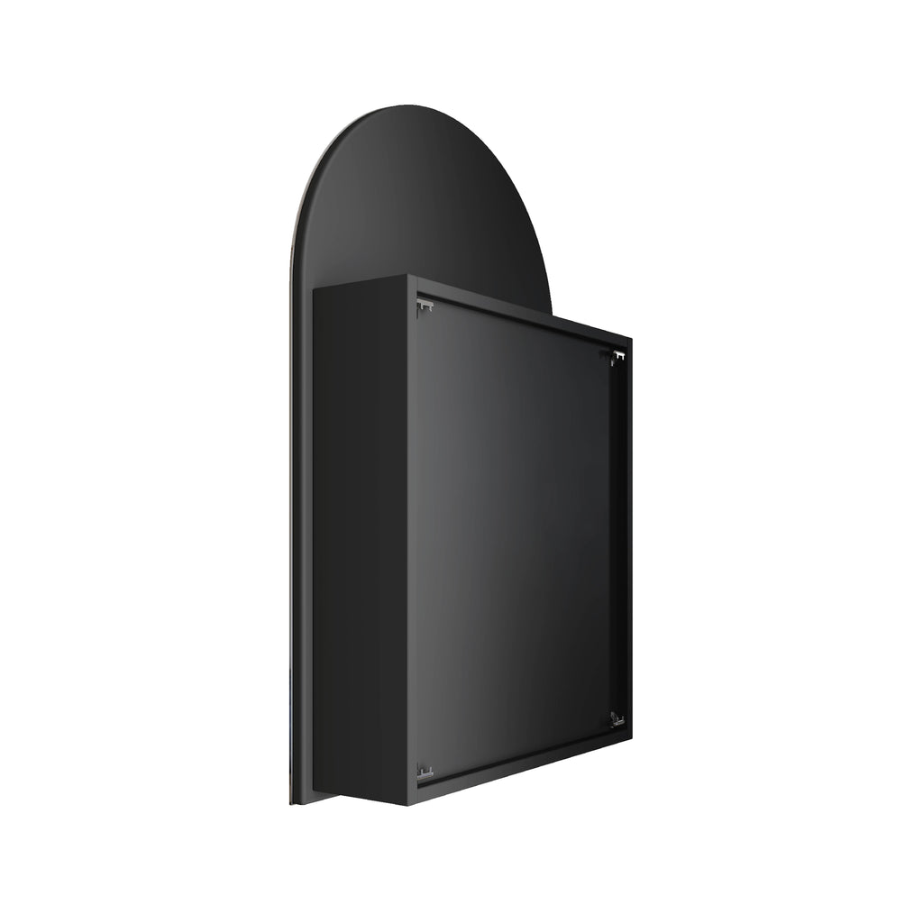 Thermogroup Ablaze Vienna Arch Mirror Cabinet - Black