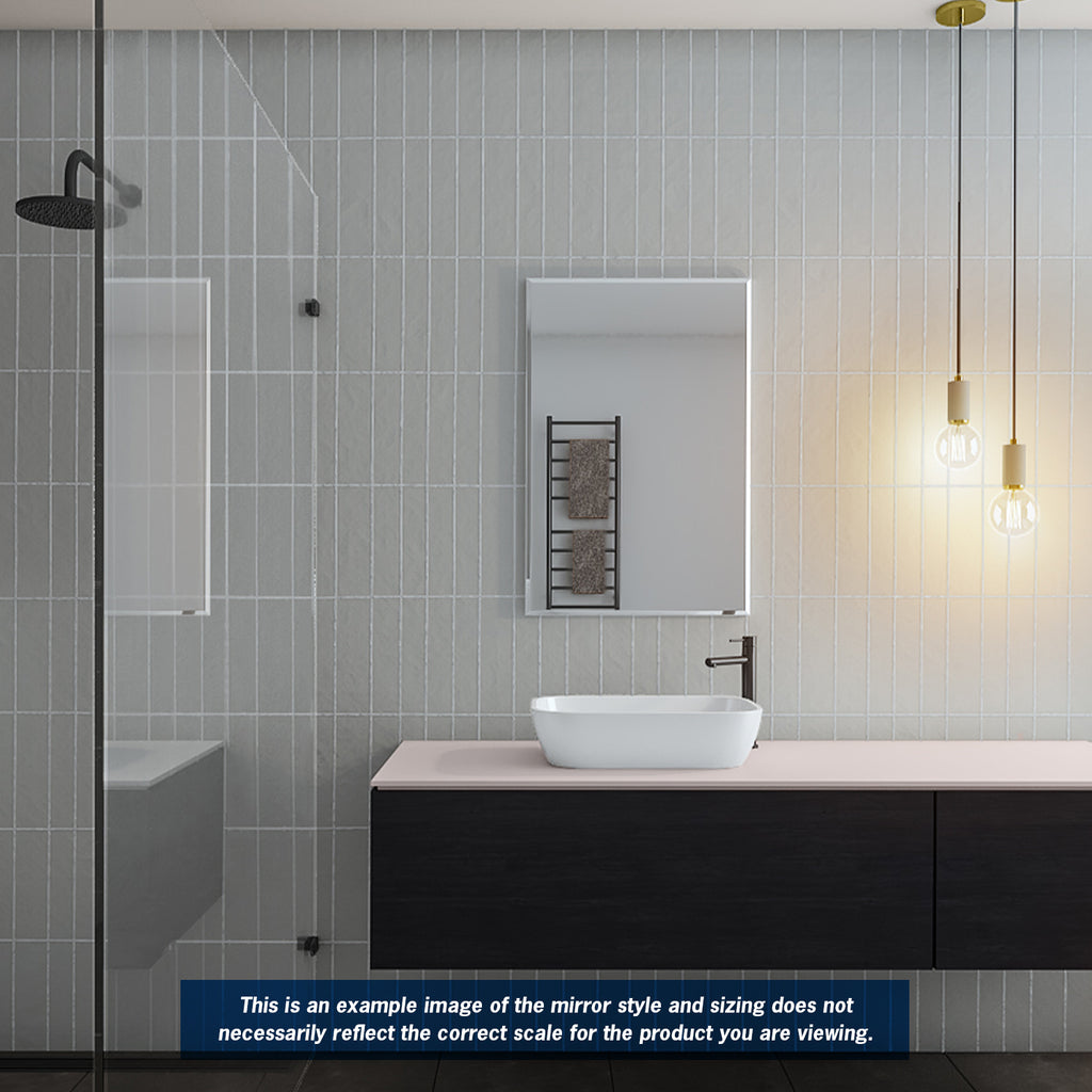 Thermogroup Ablaze Montana Rectangle Bevel Edge Mirror with Demister