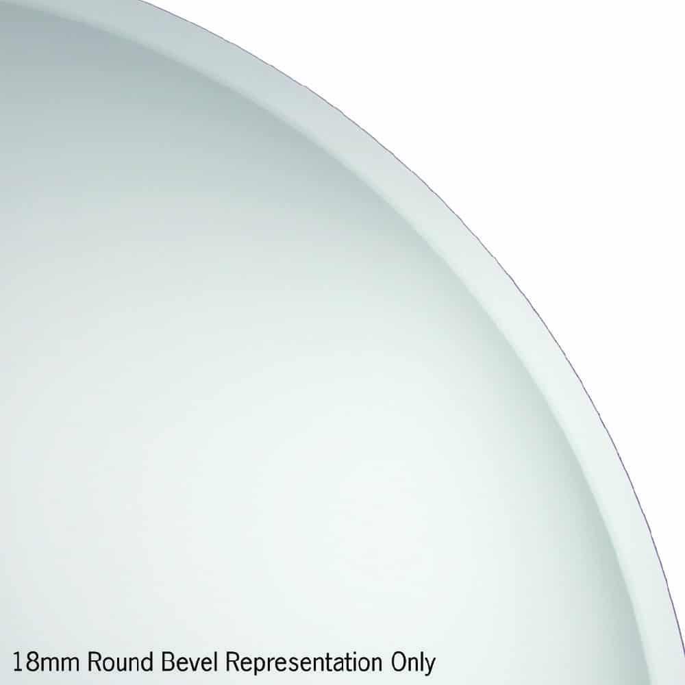 Thermogroup Ablaze Round 18mm Bevel Edge Mirror with Demister