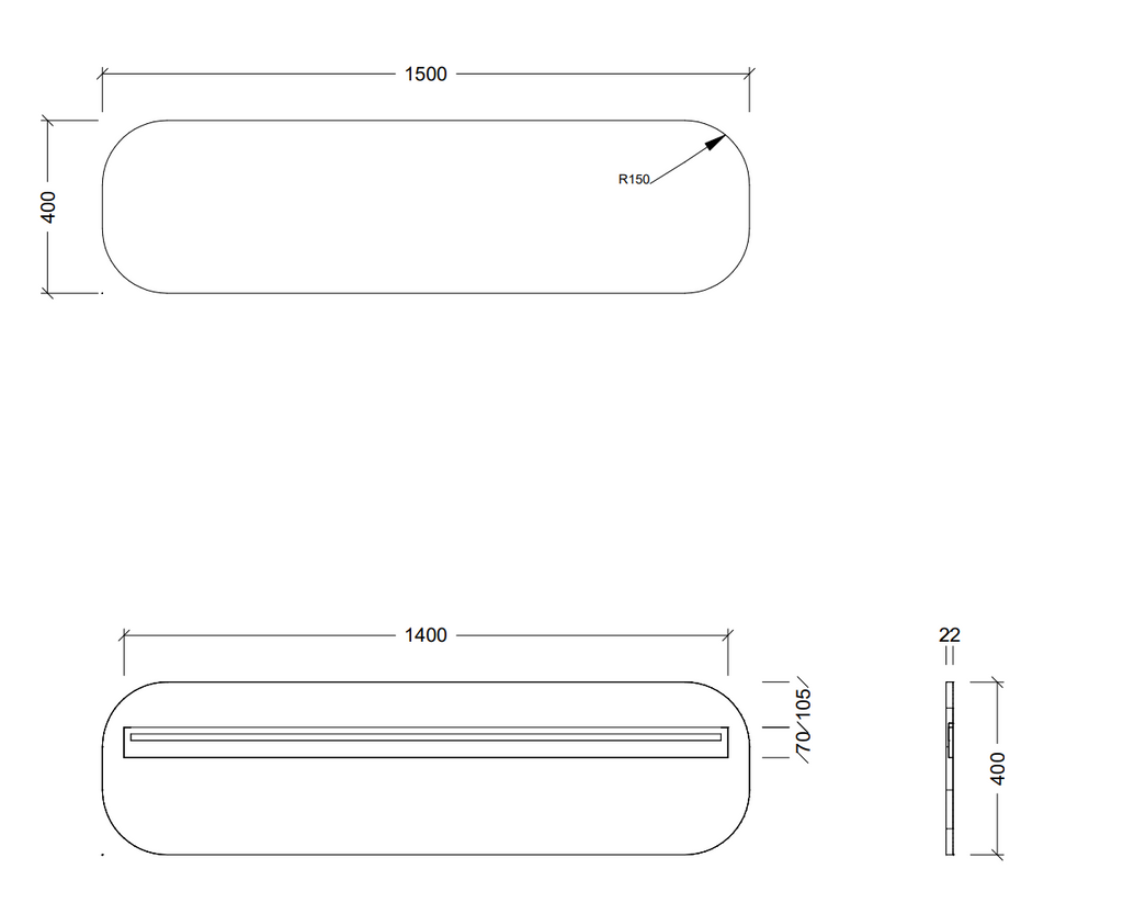 Timberline Jazz Arch Mirror