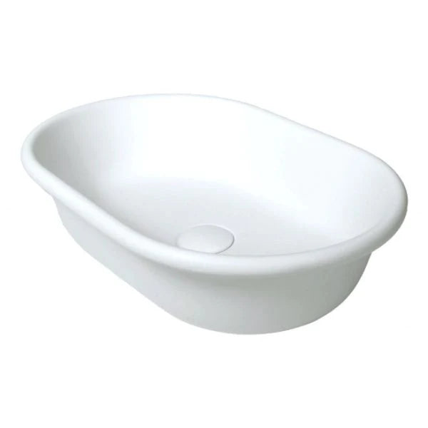 Turner Hastings Blanche 53x36 TitanCast Basin - Satin Silk White