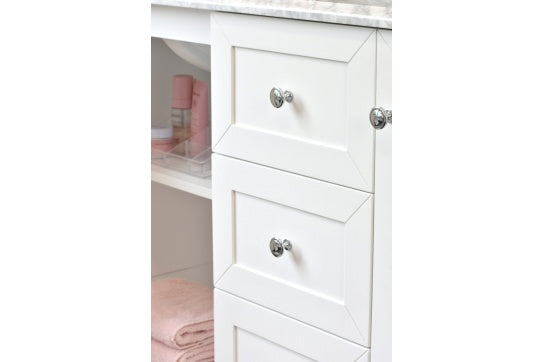 Turner Hastings Coventry 150 x 56 Coventry 75x55 White Vanity with Marble Top