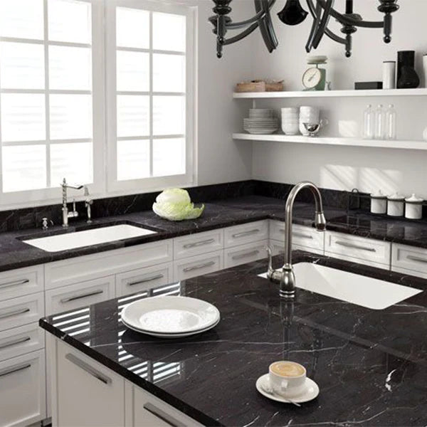 Turner Hastings Cuisine 81x48 Inset / Undermount Fireclay Sink - Gloss White