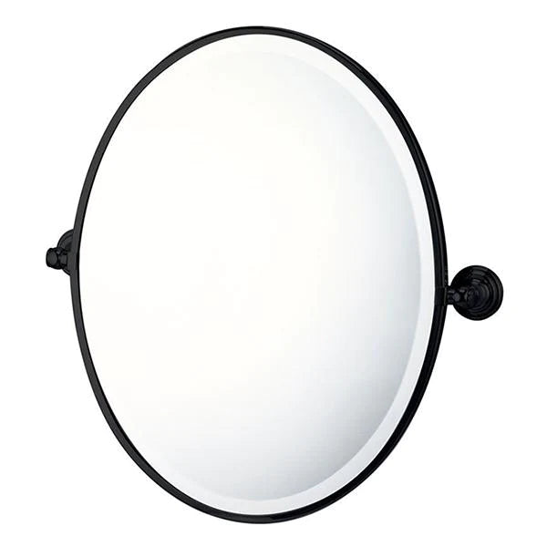 Turner Hastings Mayer Oval Mirror - Matte Black