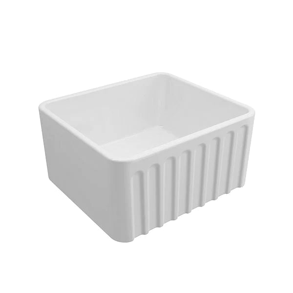 Turner Hastings Novi 50x46 Fireclay Butler Sink - Matte White
