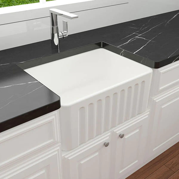 Turner Hastings Novi 60x46 Fireclay Butler Sink - Matte White