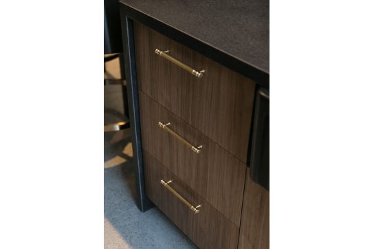 Turner Hastings Arla Verona Cabinet Handle - Brushed Brass