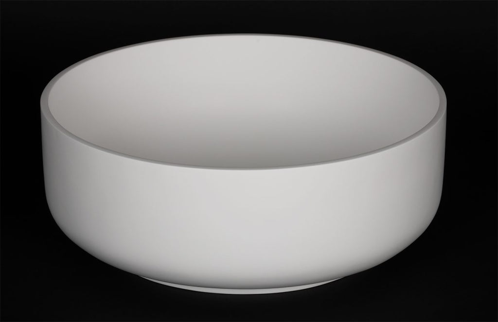 Kaskade Kolo Stone Basin - Matte White
