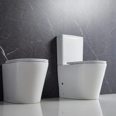 Voro Back to Wall Toilet Suite Gloss White