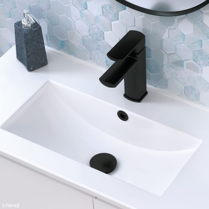 Fienza Universal Pop-Up/ Pull-Out Basin Waste - Matte Black