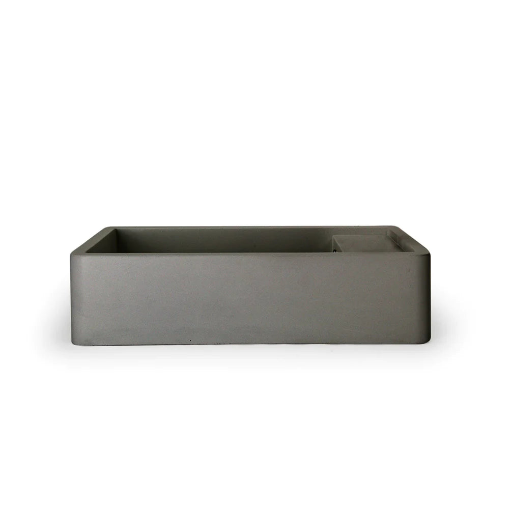 Nood Co Shelf 01 Basin Surface Mount - Mid Tone Grey