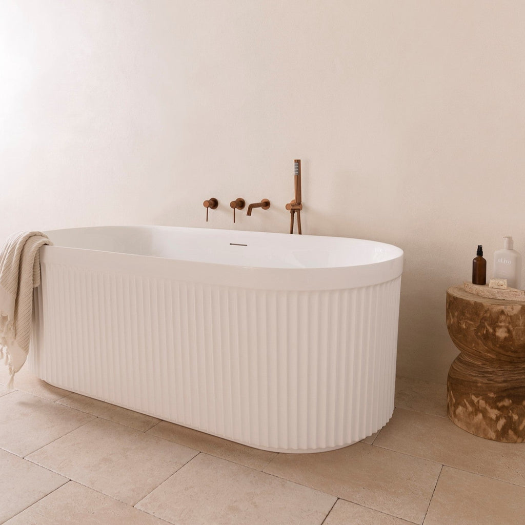 ADP Bronte Freestanding Bath 1500 or 1700mm - Gloss White