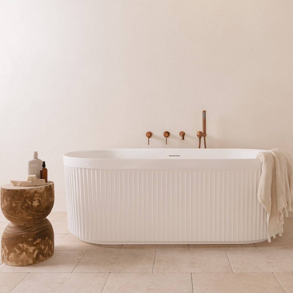 ADP Bronte Freestanding Bath 1500 or 1700mm - Gloss White