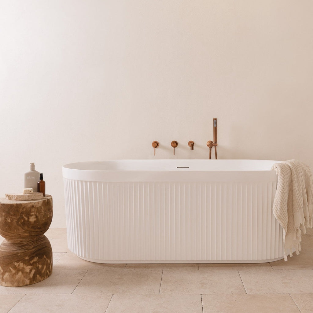 ADP Bronte Freestanding Bath 1500 or 1700mm - Matte White