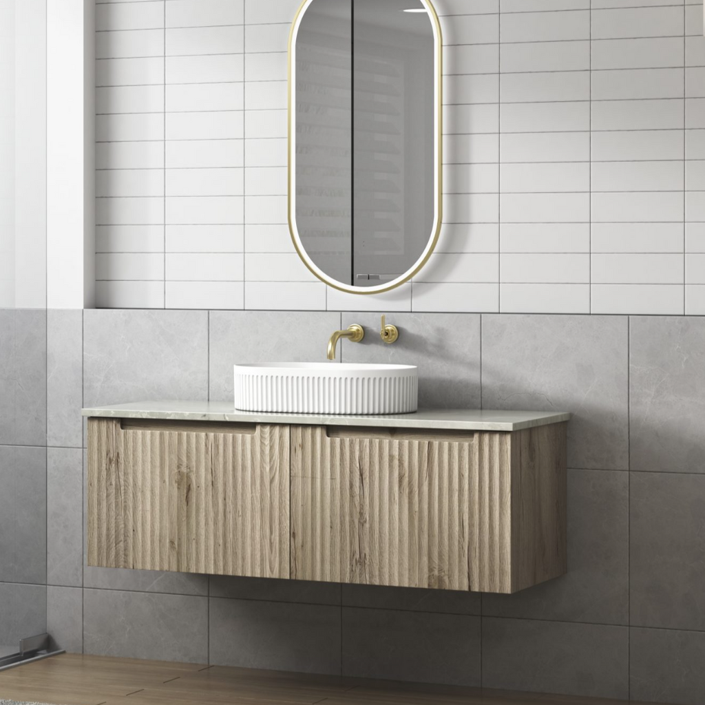 Aulic Cadel Fluted Above Counter Basin