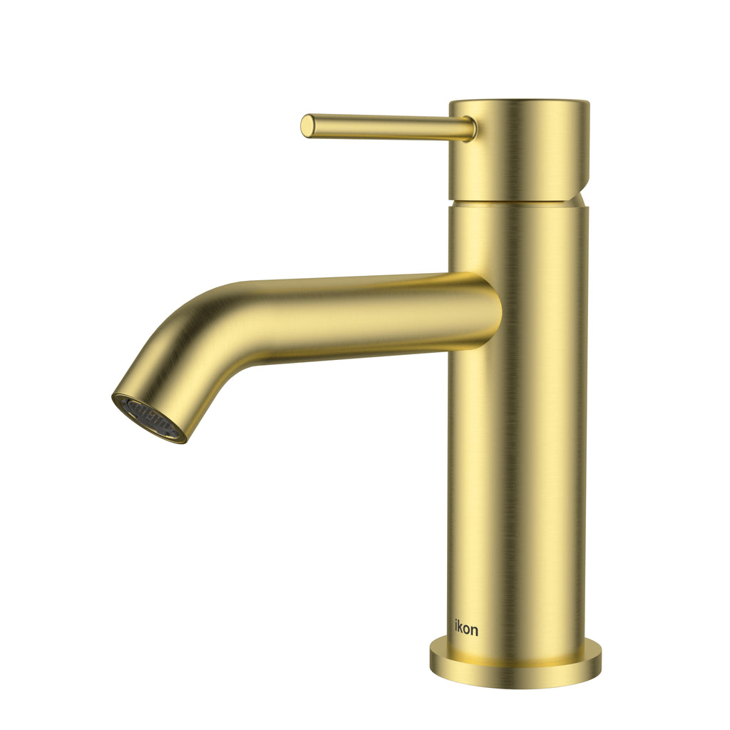Serena Hali Basin Mixer - Brushed Gold