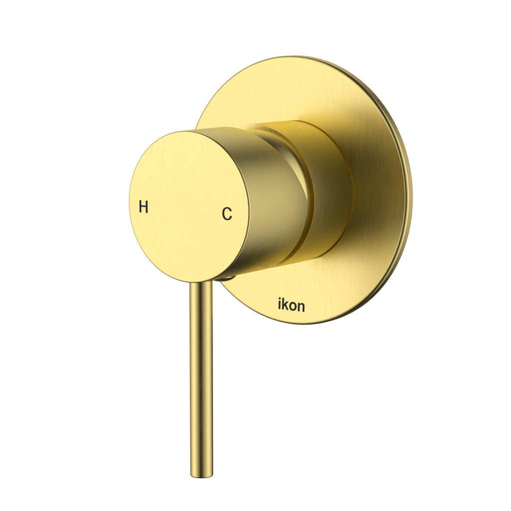 Serena Hali Wall Mixer - Brushed Gold