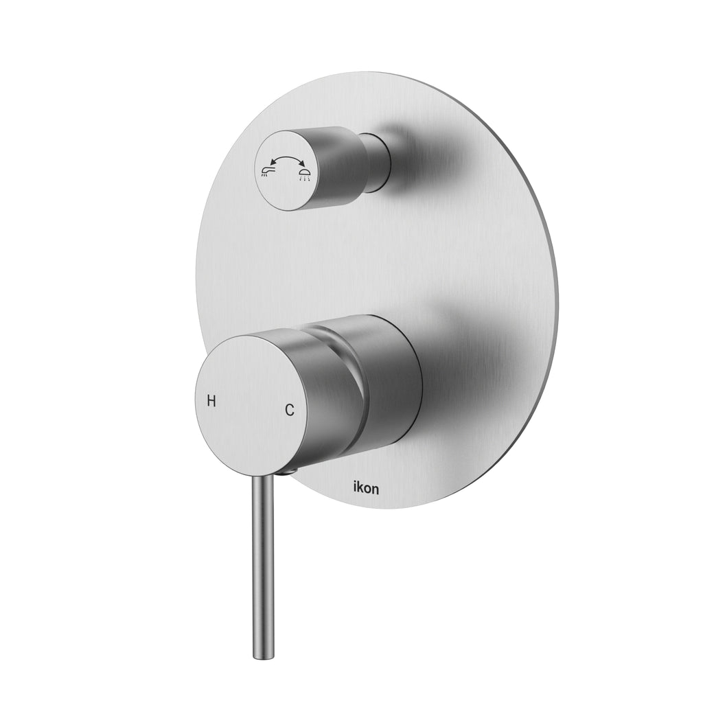 Hali Wall Mixer Diverter - Brushed Nickel