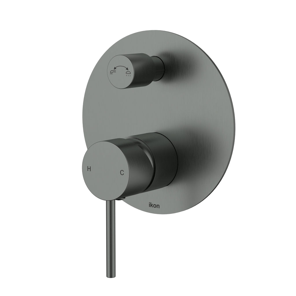 Hali Wall Mixer Diverter - Gunmetal