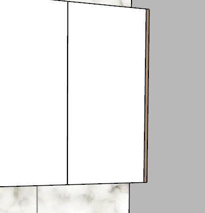 Timberline Shaving Cabinet Filler Panel