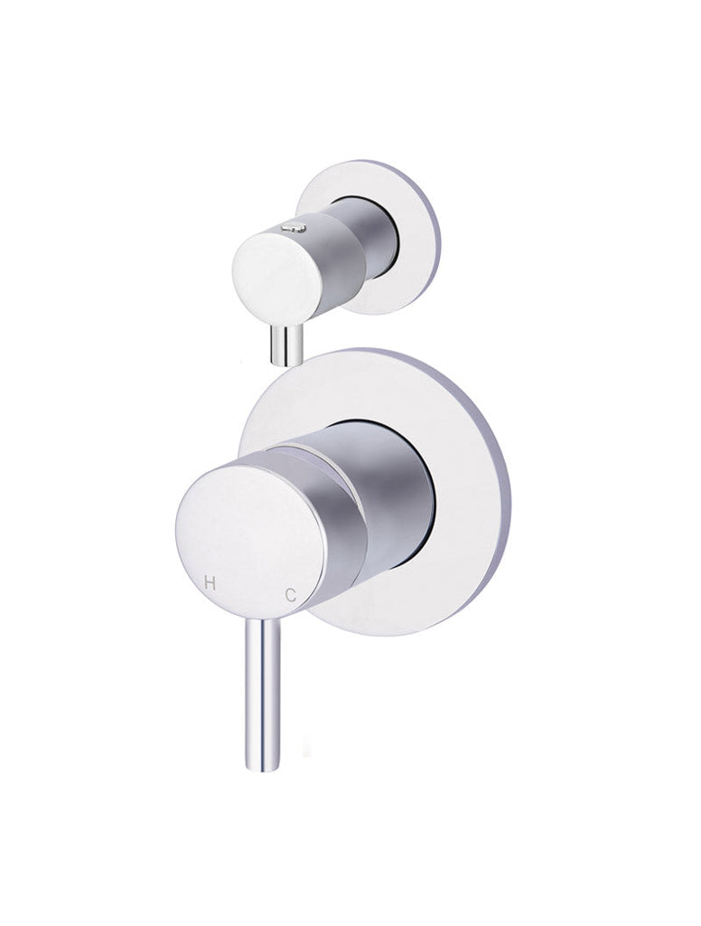 Meir Round Wall Mixer Diverter Finish Only - Chrome