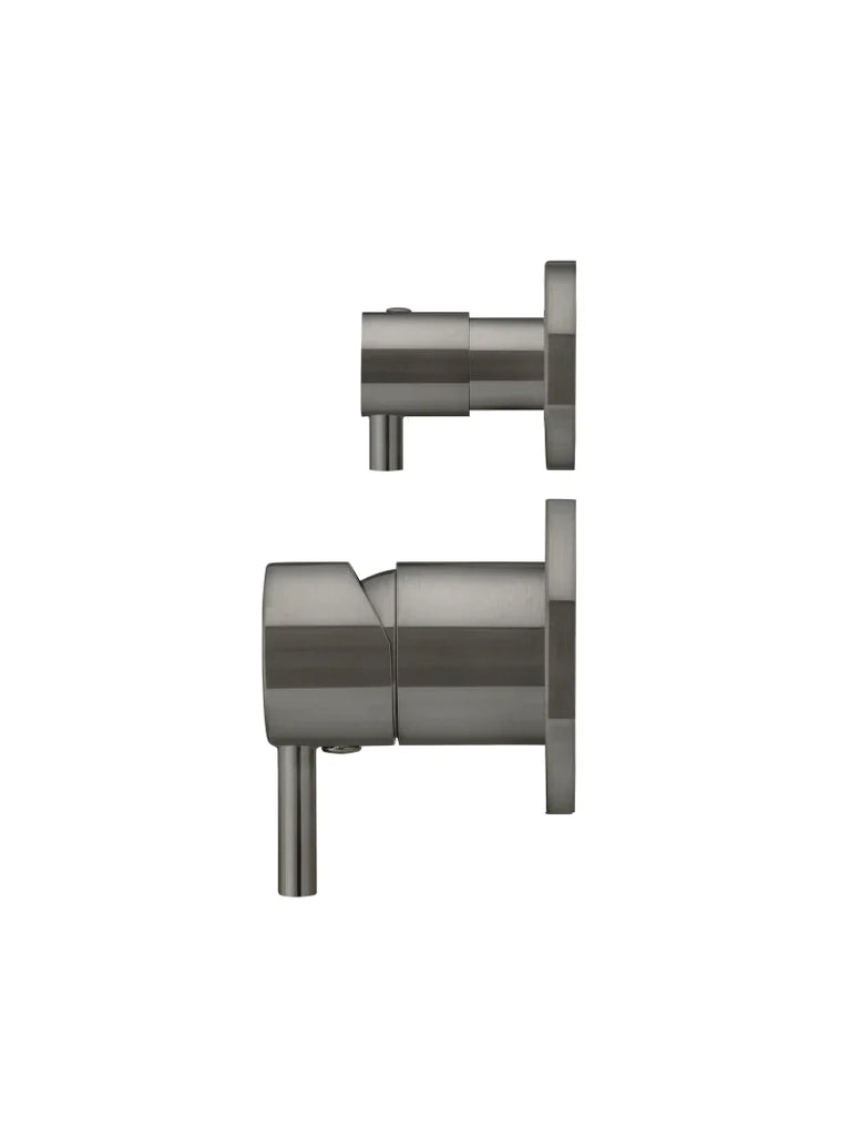 Meir Round Wall Mixer Diverter Finish Only - Shadow