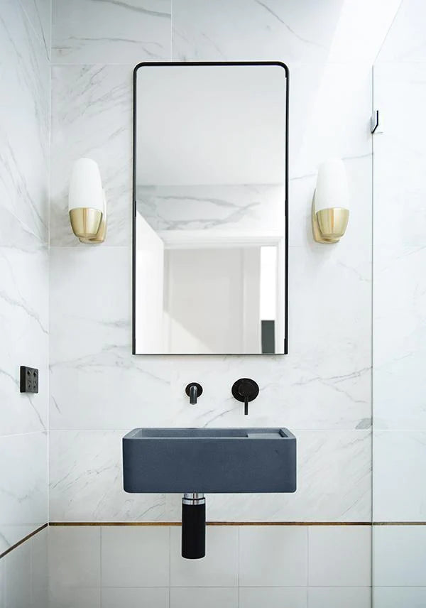 Nood Co Shelf 01 Basin Wall Hung - Copan Blue