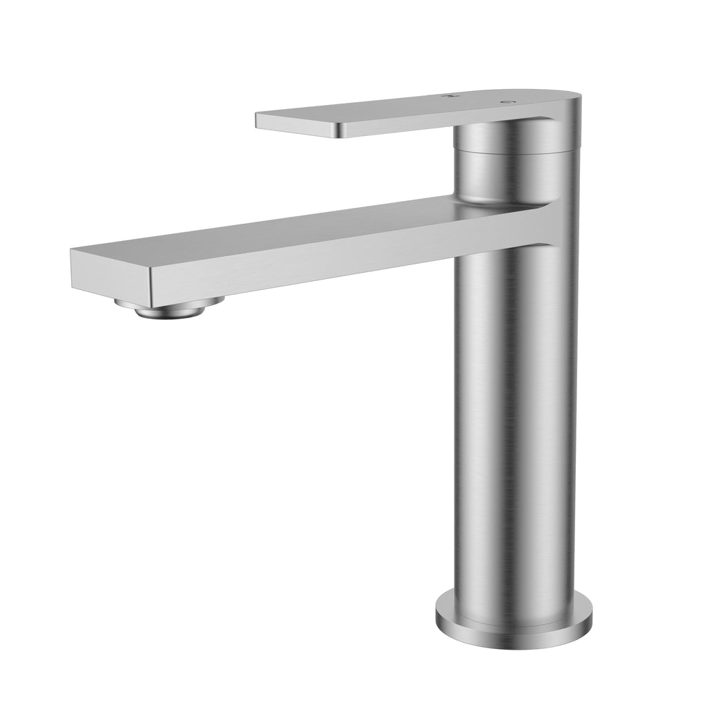 Serena Ruki Basin Mixer - Brushed Nickel