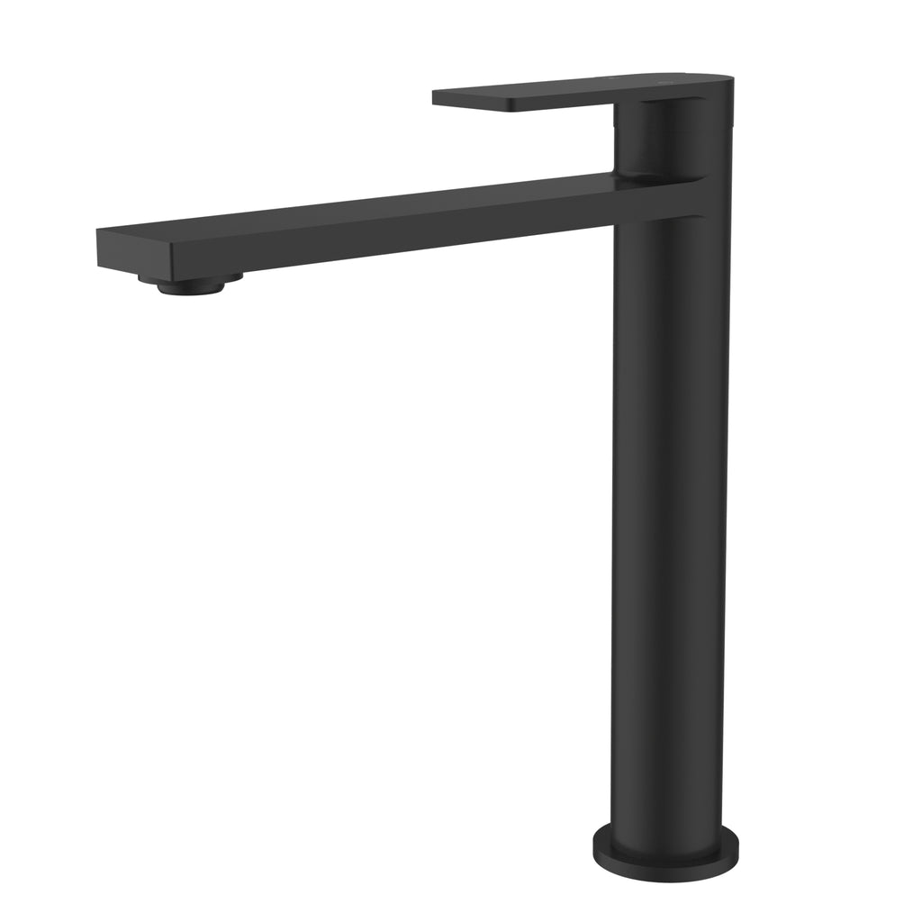Serena Ruki Tall Basin Mixer - Matte Black