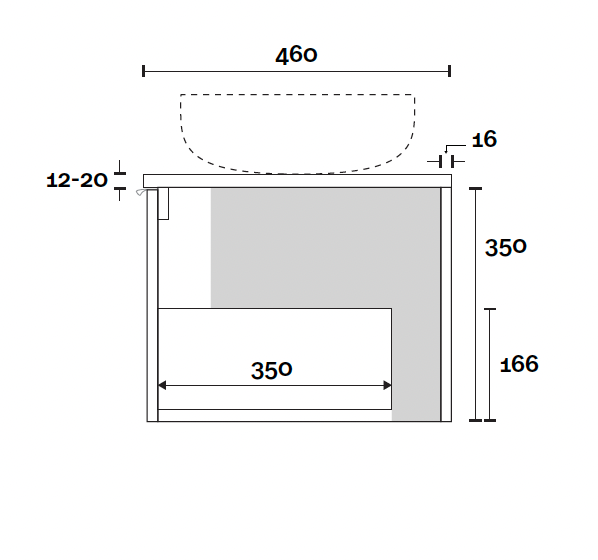 Marquis Shore Wall Hung Vanity