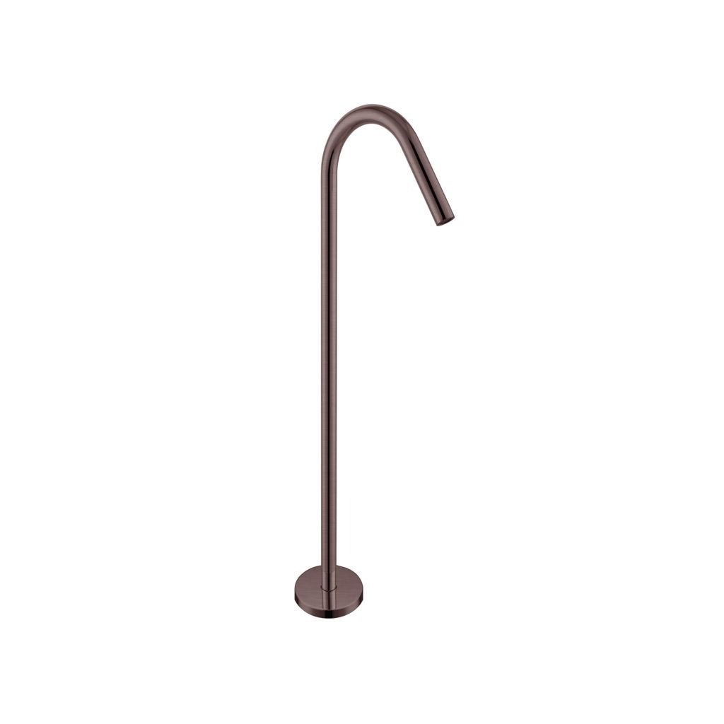 Nero Mecca Freestanding Bath Spout - Brushed Bronze