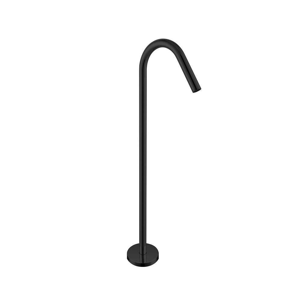 Nero Mecca Freestanding Bath Spout - Matte Black - Wellsons