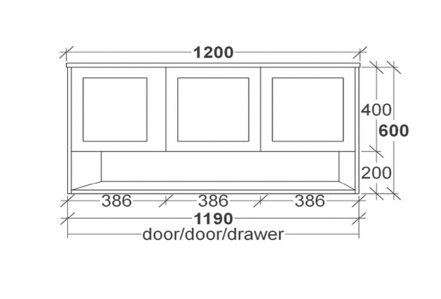 Rifco Nouveau Wall Hung Vanity with Caesarstone Top & Basin