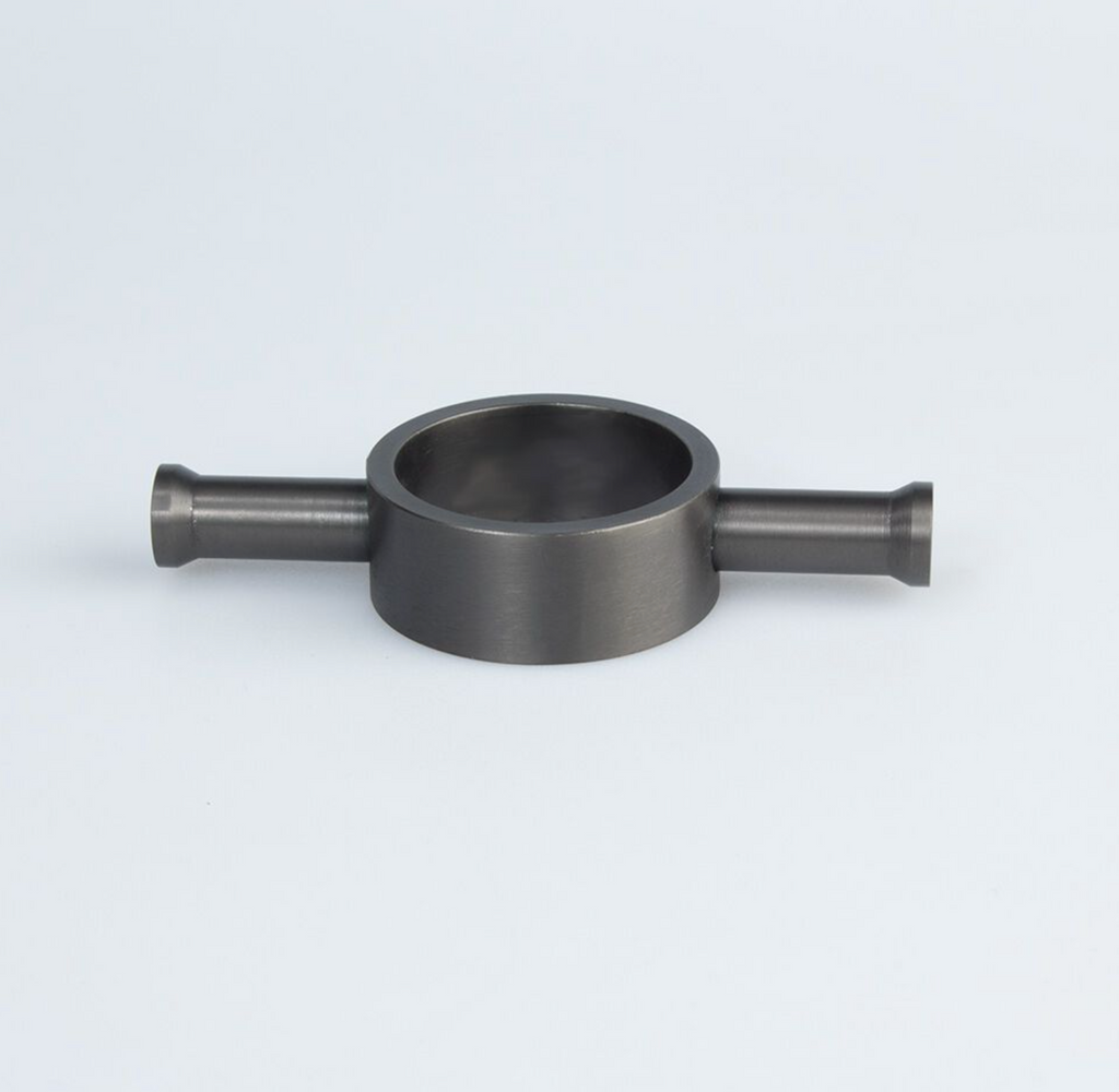 Radiant Heating Vertical Round Bar Hook - Gunmetal Grey