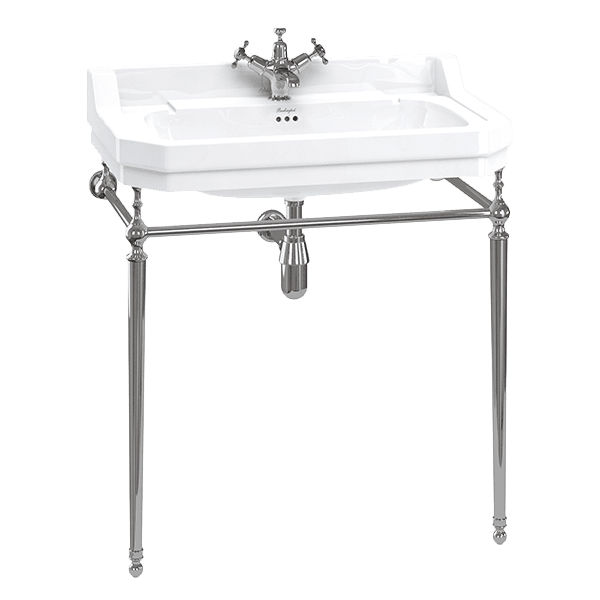 Burlington Edwardian 80mm Basin & Stand