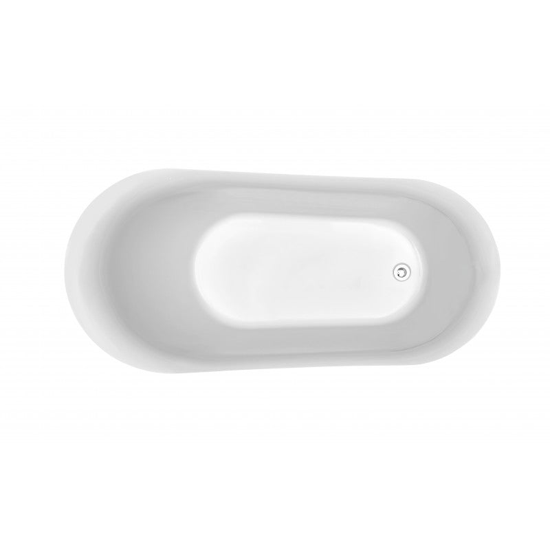 Belbagno Romano Bathtub 1700mm - Gloss White - Wellsons