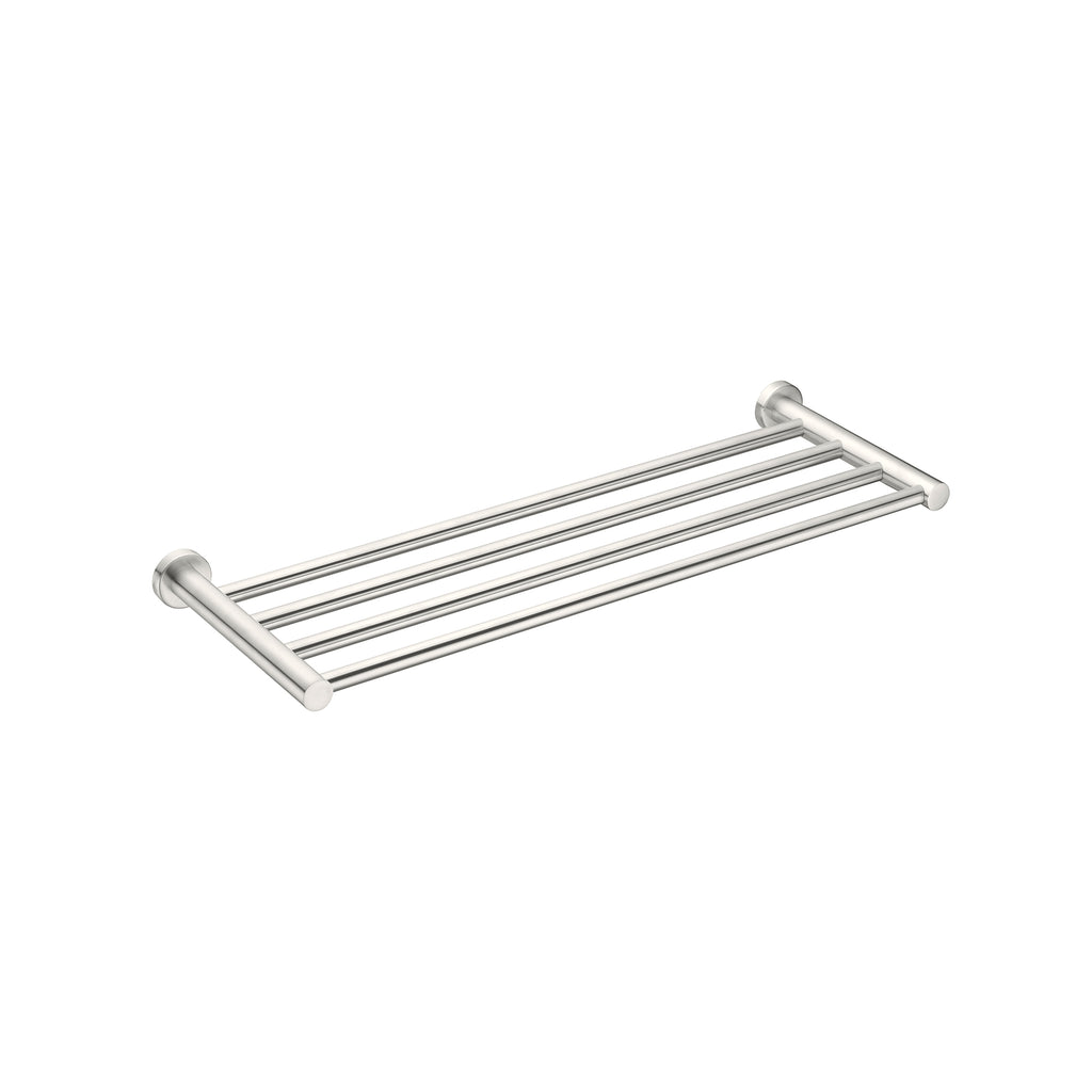 Nero Mecca Towel Rack - Brushed Nickel - Wellsons