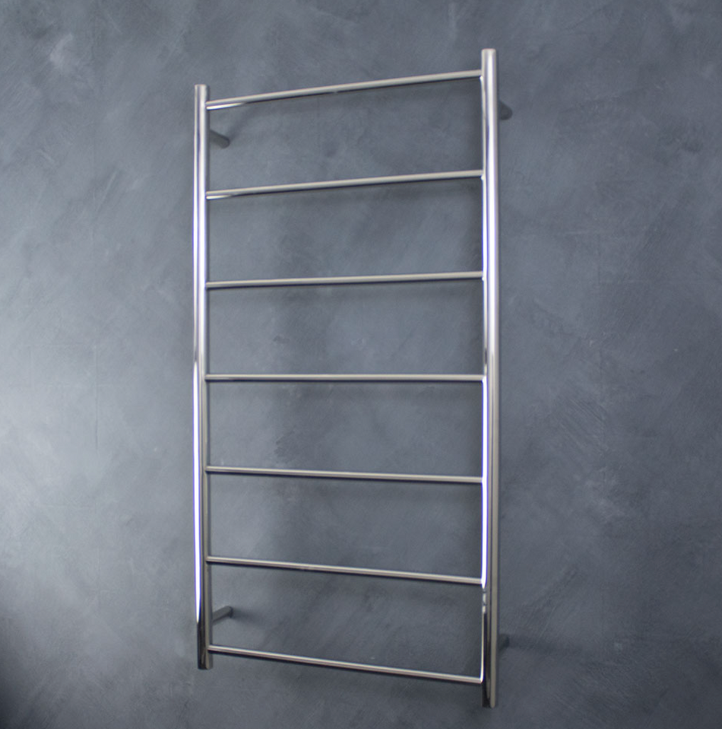 Radiant Heating Round Bars Non Heated Towel Rails Polished 600 x 1130