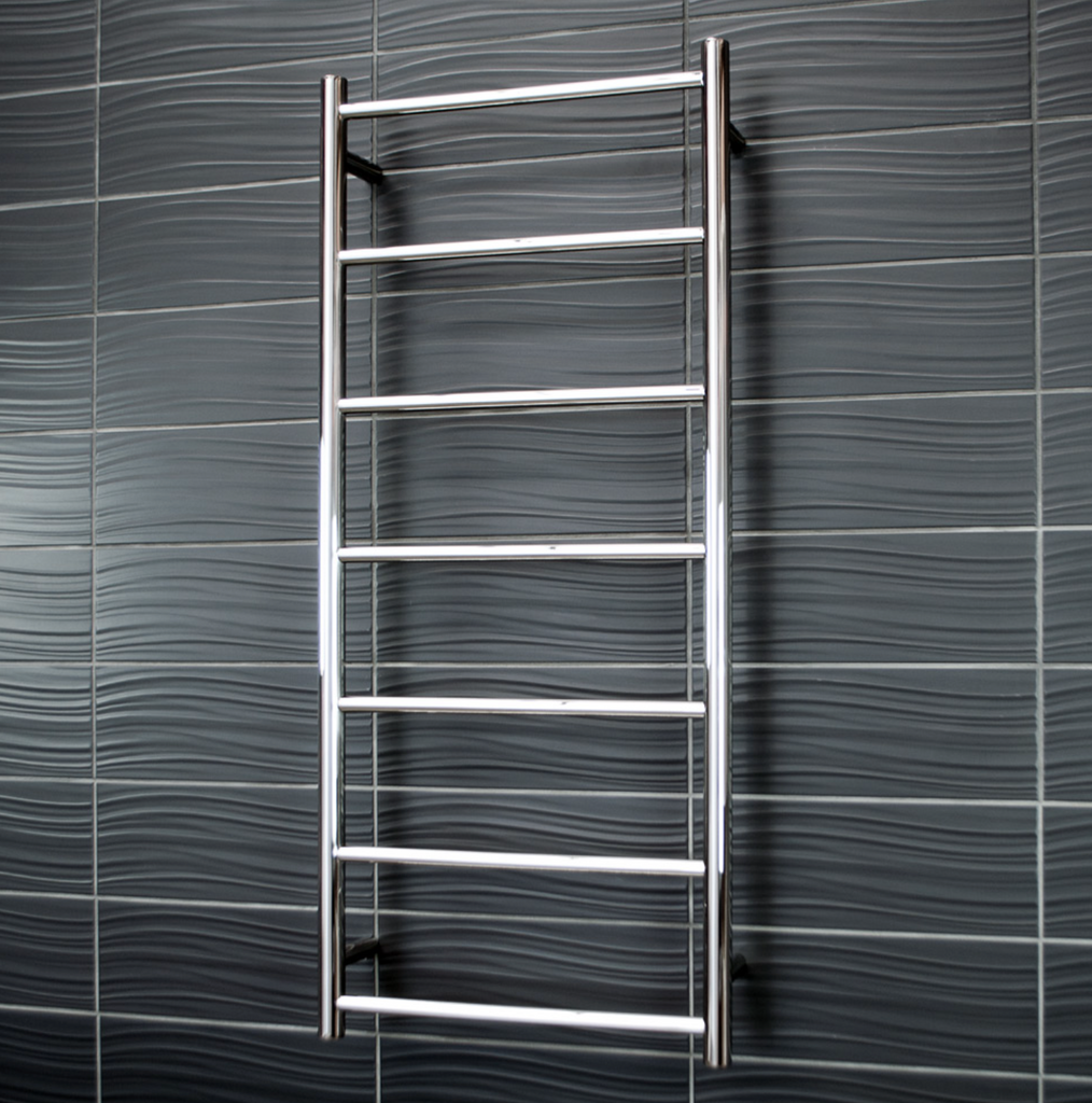 Radiant Heating Round Bars Non Heated Towel Rails Polished 500 x 1130