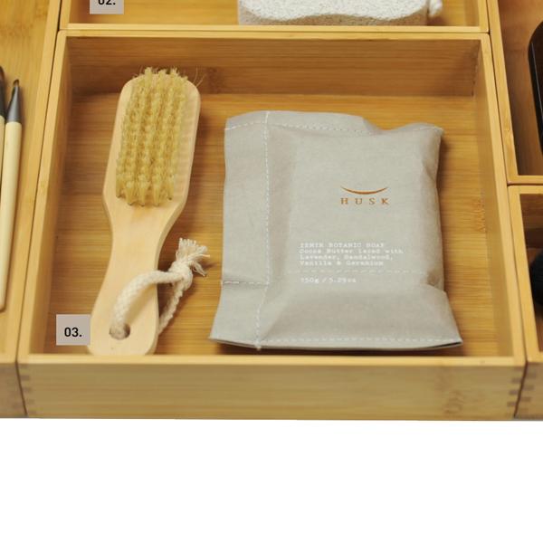 Timberline Modular Organiser System - Bamboo Box 200mm x 200mm - Wellsons