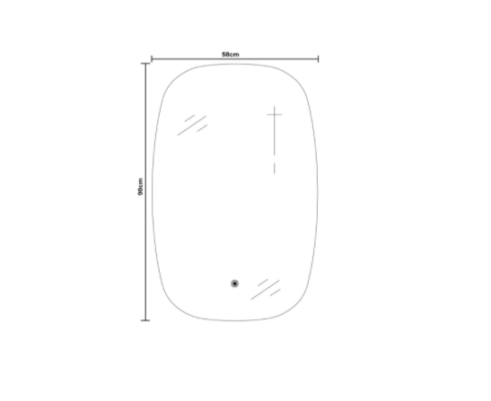 Belbagno Q-Line LED Mirror - Wellsons