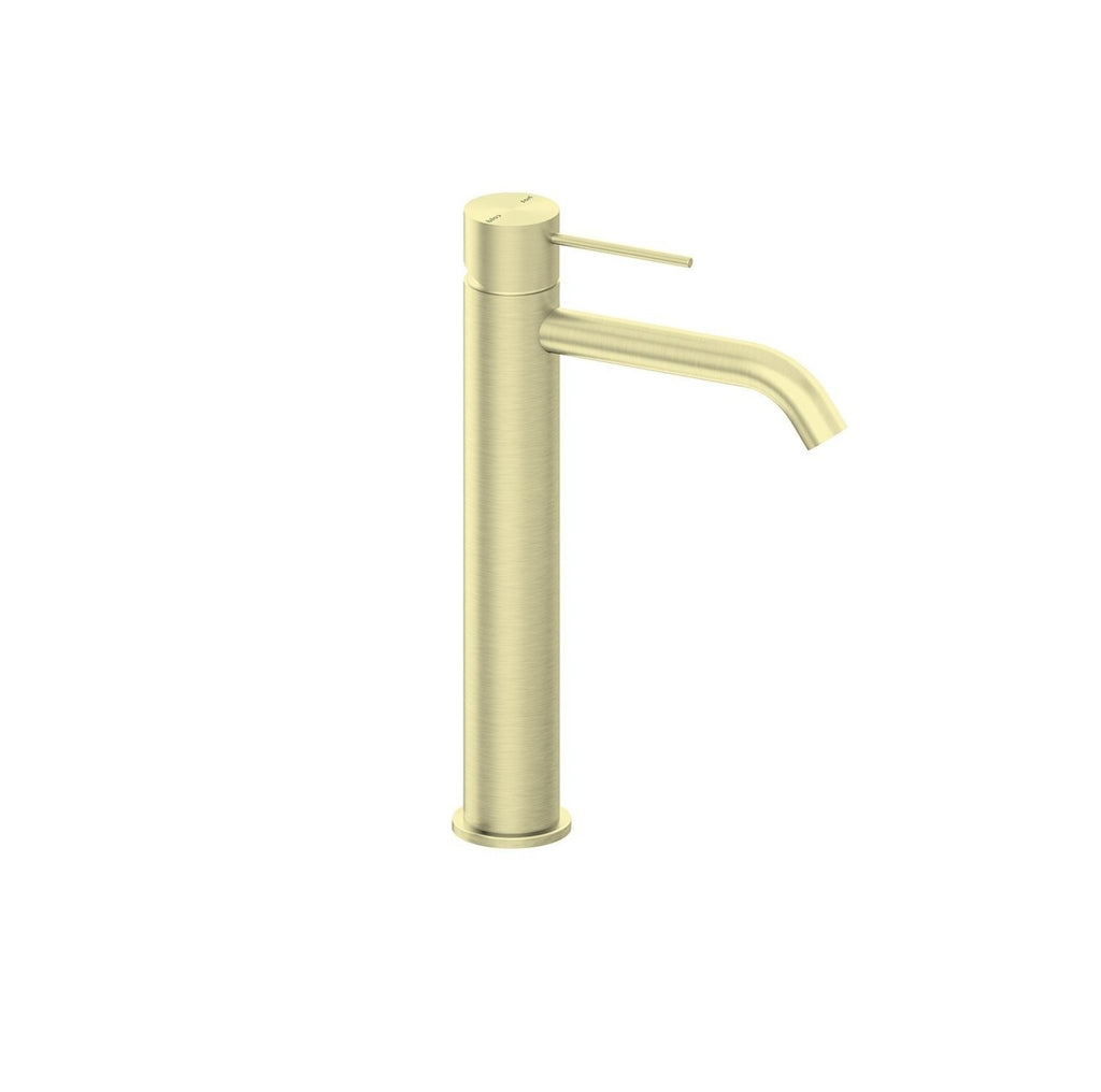 Nero Mecca Tall Basin Mixer - Brushed Gold - Wellsons