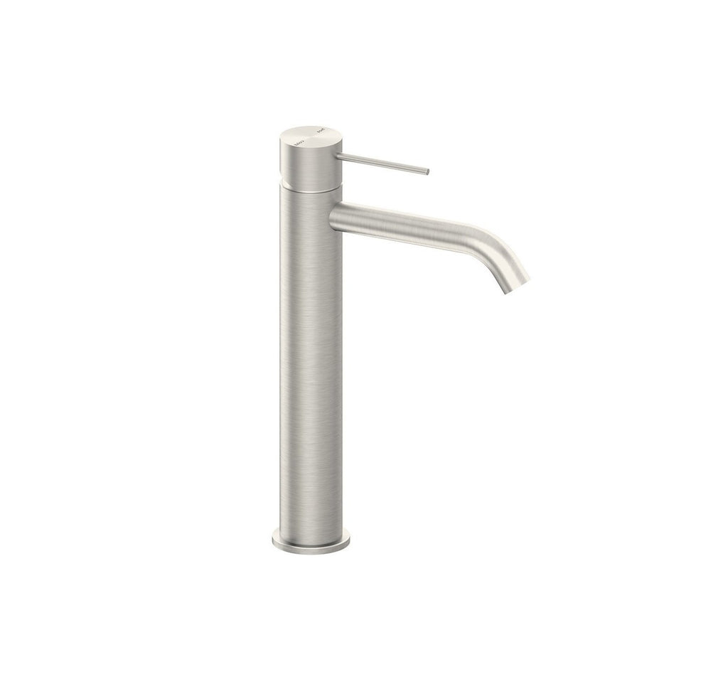 Nero Mecca Tall Basin Mixer - Brushed Nickel - Wellsons